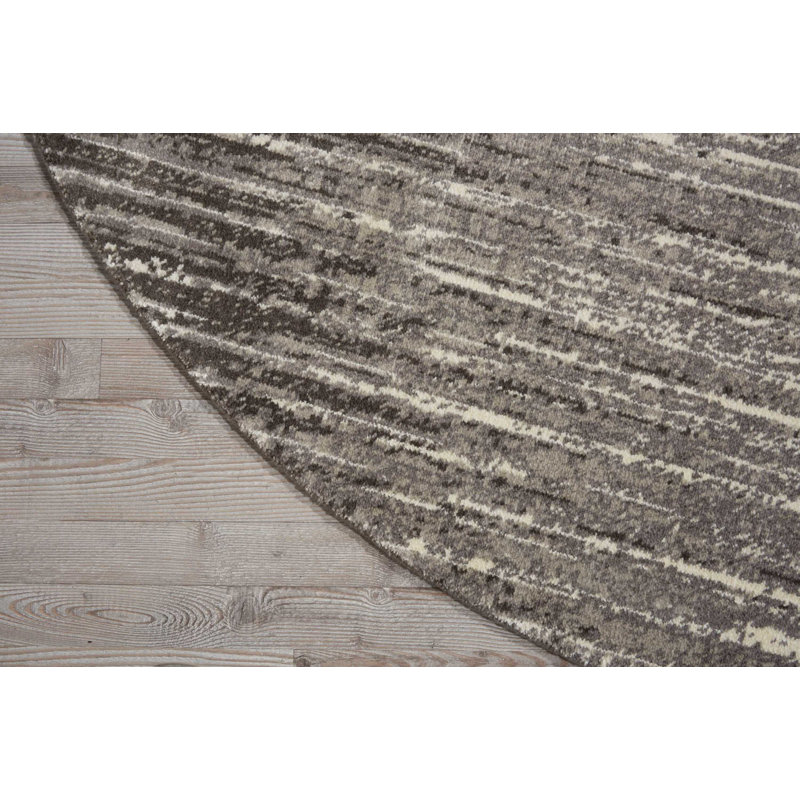 Tapis gris Stanton, Rond 8 pi