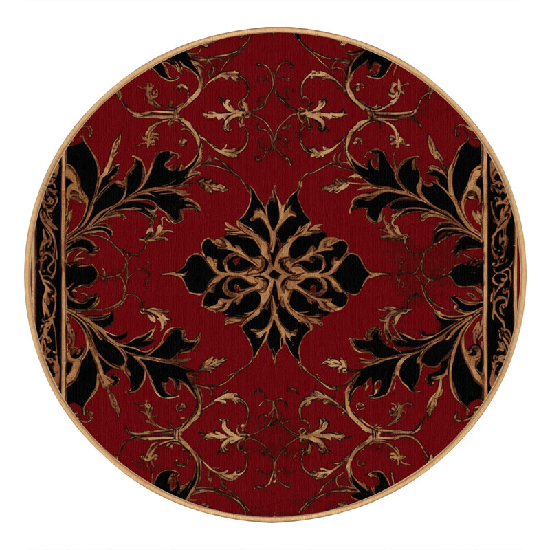 Sunlit Filigree Rug, Round 6'