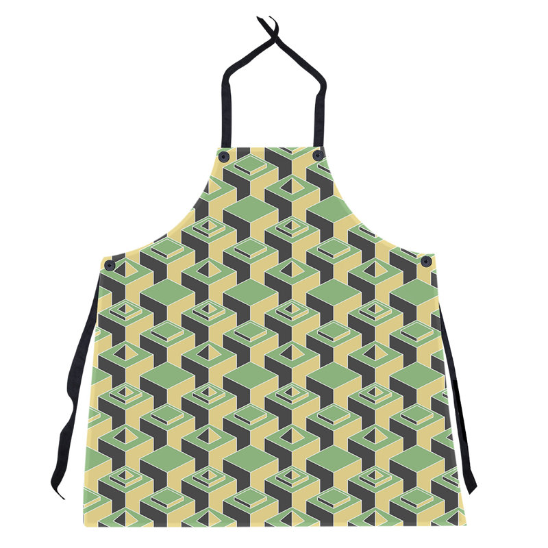 Tablier de gratte-ciels, Vert/jaune