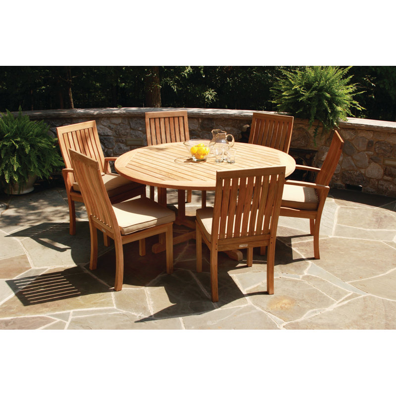 Monterey Teak Outdoor Dining Side Chair