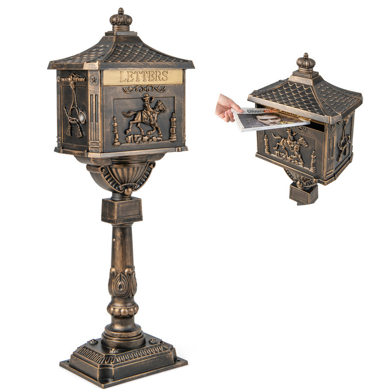 Dasaki Aluminum Column Box, Brown