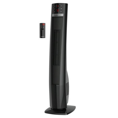 Chaufferette tour en céramique 32 "1500W Lasko, télécommande, minuterie, noir