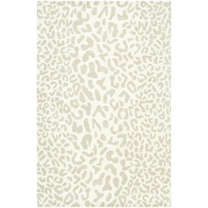 Bauwine Wool Animal Print Indoor Rug, Rectangle 2' x 3'