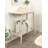Leighonna Tiered Rectangle Console Table with Storage