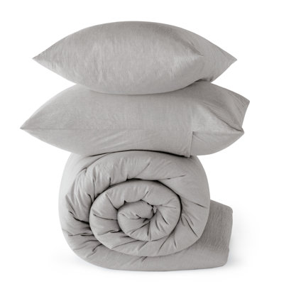 Best Seller Bedsure Cotton Fabric With Microfiber Inner Fill Comforter Set, 143TC