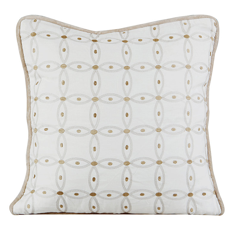 Gash Throw Pillow, Ivory