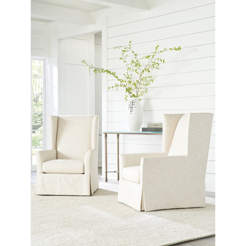 Barclay Butera Upholstery Slipcovered Wingback Chair