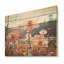 Floral Meadow Delight - Art mural sur bois de pin naturel-101404649