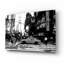«Times Square Black and White» par Linda Woods, art mural en verre acrylique-1292612101
