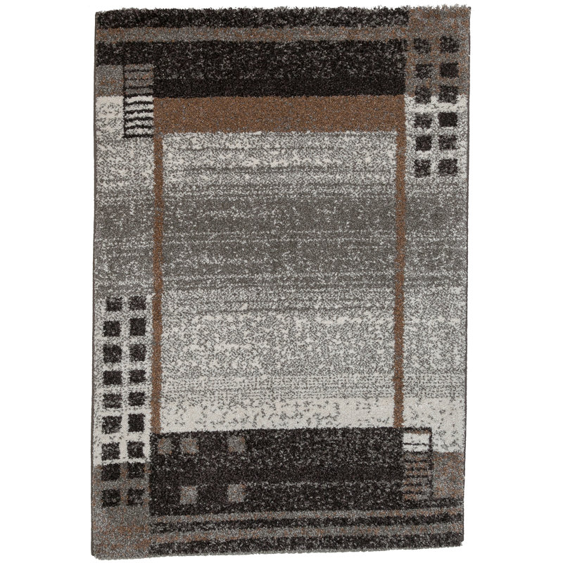 Risher Abstract Shag Area Rug, Rectangle 160 x 230cm