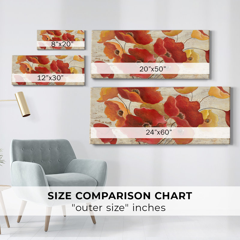 Flanders Fields-Gallery, toile tendue, H 20 po x l 50 po x P 1,5 po