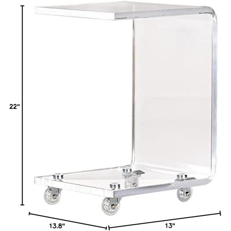 C Shaped End Table
