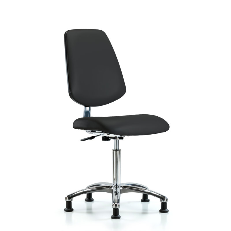 Chaise de chambre propre Saoirse, Noir, Patins