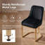 47cm H Velvet Upholstered Metal Accent-161890967