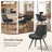 Modern Dining Chairs, 21.6"L*18.5"W*32.8"H, Tech Fabric Upholstery with Stylish Design, Sofa-Level Cushioning, Pet-Friendly, Durable Scratch Resistant, for Kitchen, Dining Room or Home Office-16849741-32018539
