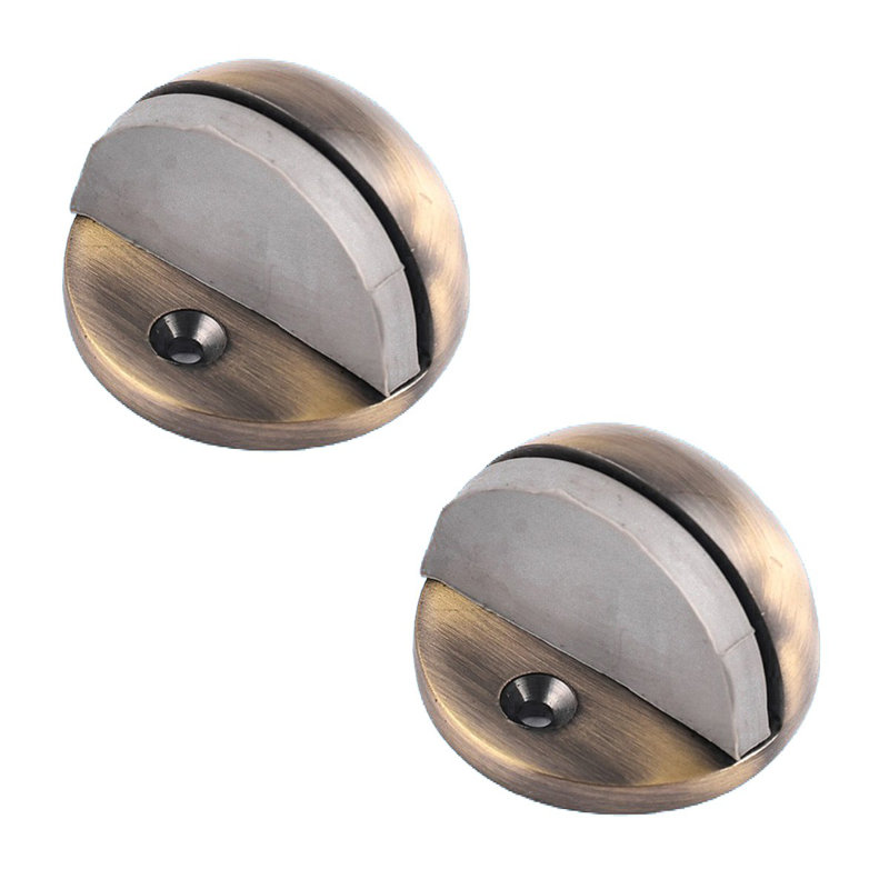 Eclipse Bumper Brass Floor Mount Stop