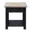 Table de bout avec rangement Alim