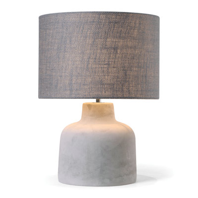 Lampe de table en béton