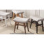 Tabouret de coiffeuse en bois massif Aevah avec coussin de selle, siège éponge à rebond élevé, fauteuil de maquillage facile à assembler-2061793532-2071100434
