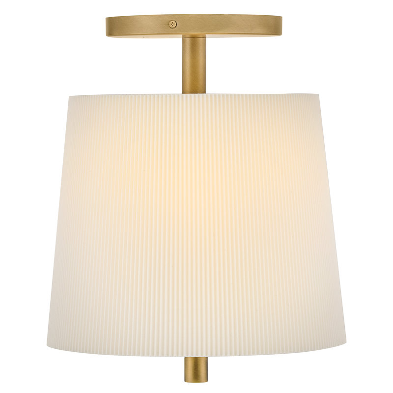 Hinkley Clive Small Semi-Flush Mount Ceiling Light, Heritage Brass