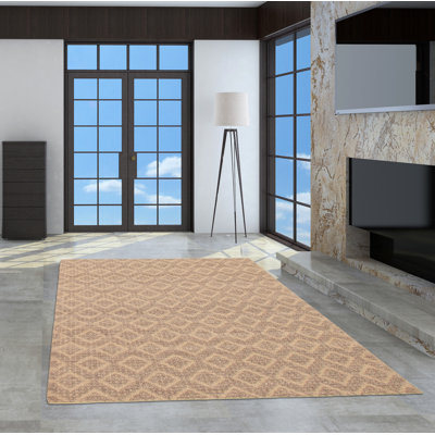 Tapis ivoire en laine tressé à la main Mulvey