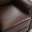 Fauteuil inclinable manuel en similicuir de 33,6 po Hoopeston-2133162675