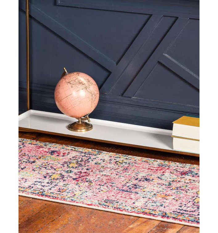 Ector Washable Abstract Indoor Rug