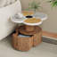 Table de bout, table d'appoint, table d'appoint avec tiroir pour le salon, chambre à coucher