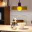 Luminaire suspendu réglable 1 lumière de style Mid-Century moderne, abat-jour en verre vert olive avec accent rouge, luminaire suspendu pour îlot de cuisine, salle à manger, salon-1105811254