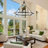 Dimmable Round Crystal Cup Style Wagon Wheel Chandelier For Dining Room Living Room-2092226853-2099897867