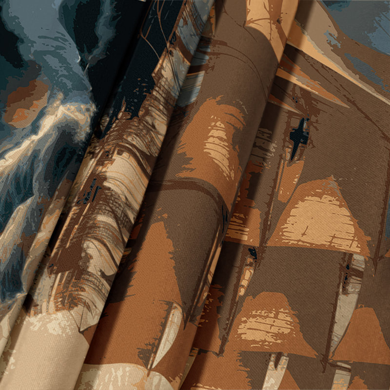 Tapisserie murale «Nautical Clipper», 26 po x 36 po