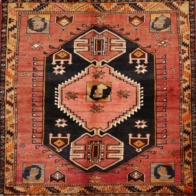 Tawnya Oriental Indoor Rug, Square 4'