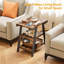 Table de bout avec station de charge, petites tables d'appoint avec 7 ...