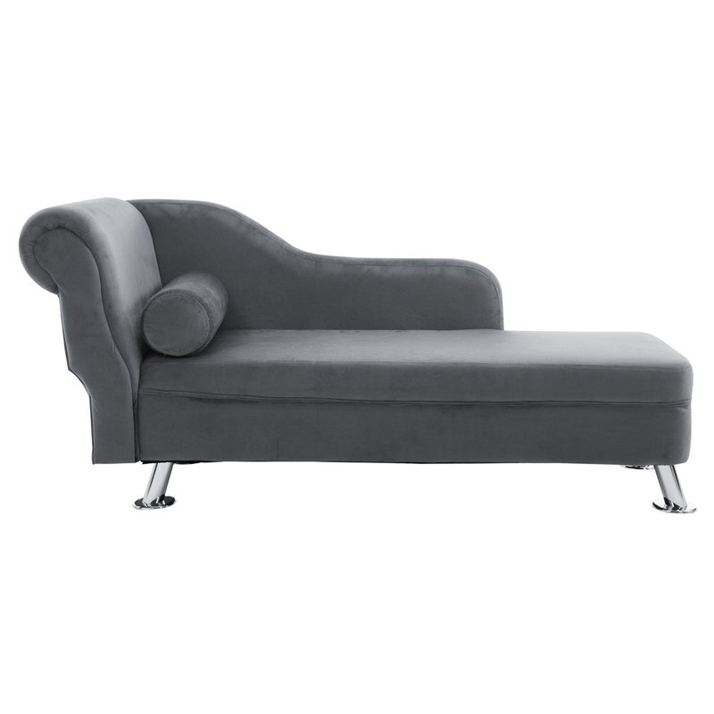 Alperin Velvet Chaise Lounge