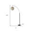 Lampe sur pied arquée 77 po Drachten