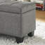 Repose-pieds capitonné en tissu avec rangement Pimentel-27290334