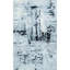 Hand-Knotted High-Quality Blue and Silver Area Rug
