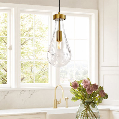 1 - Light Luxury Raindrop Single Pendant