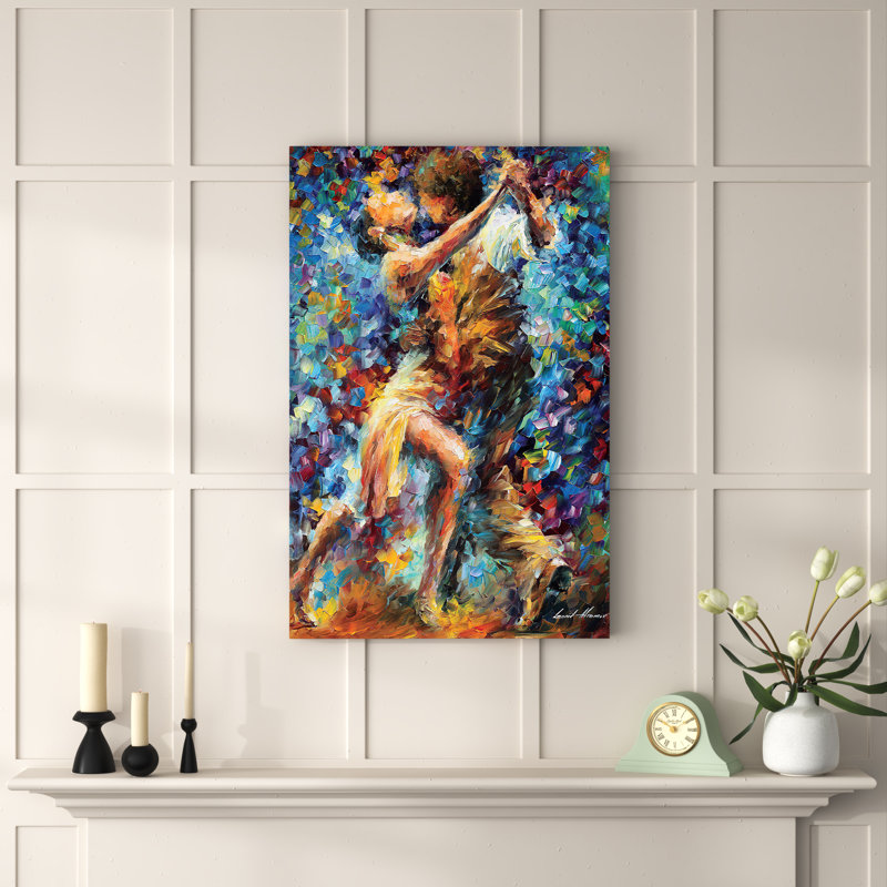 Internal Struggle Of Lust by Leonid Afremov - Wrapped Canvas Giclee Art Print, 66.04 cm H x 45.72 cm W x 3.175 cm D