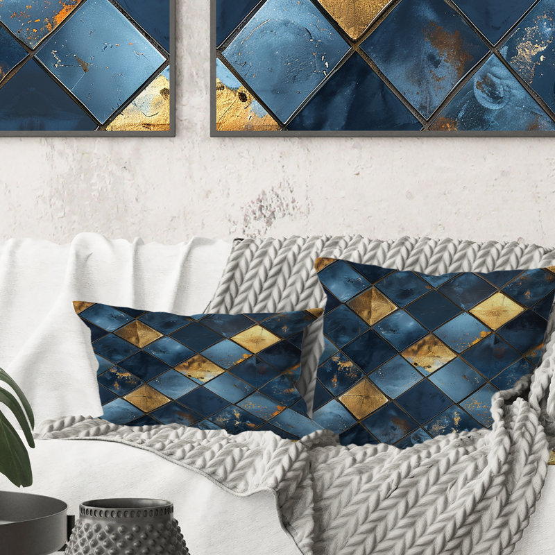 Coussin Square Glam II - Glam, H 18 po x H 18 po