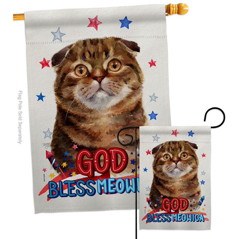 Double Sided Polyester Animal, 40" H x 28" W
