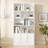 71" Tall Bookshelf With 10 Cubes And 3 Doors, 4-tier Bookshelf, Open Shelf Bookcase With Cabinet, Modern Cube Storage Organizer For Living Room, And Office, White-619078764
