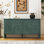 Buffet avec tablettes réglables et 4 portes