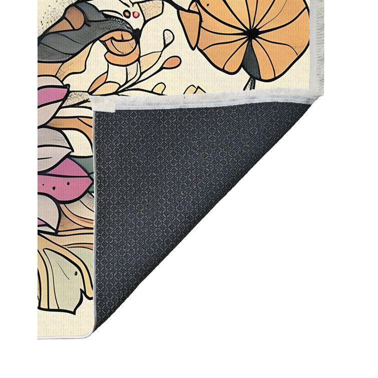 Lark Manor Wilde Machine Printed Machine Woven Area Rug | Wayfair.co.uk
