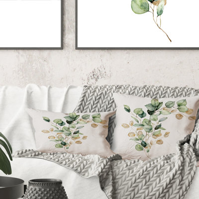 Floral Throw Pillow