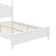 Lit plateforme en bois de style rétro avec support en lattes de bois-239406046-239406045