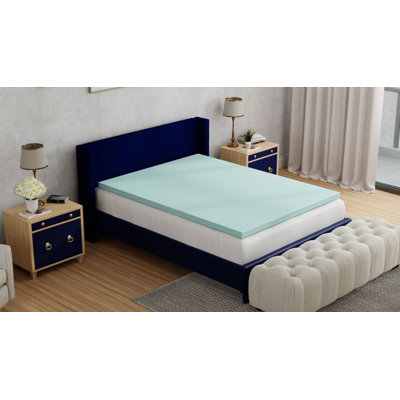 Emberly 3'' Memory Foam Mattress Topper
