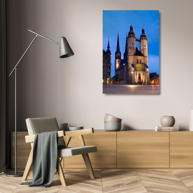 Église à Halle, Allemagne, H 24 po x l 16 po