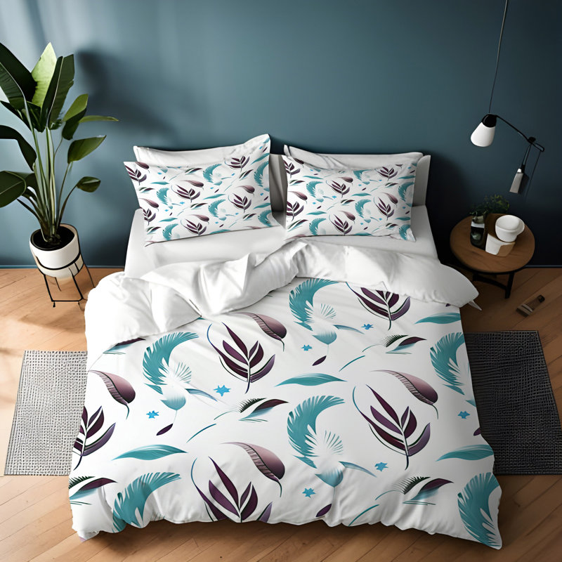 Polyester Duvet Cover, King Duvet Cover + 2 King Shams