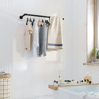 Gober 92cm Wall Mounted Clothes Rack